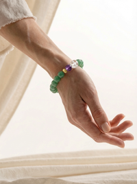 Green Aventurine Crystal Bracelet for Health & Better Sleep