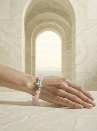 Rose Quartz Crystal Bracelet for Love, Calm & Self-Worth